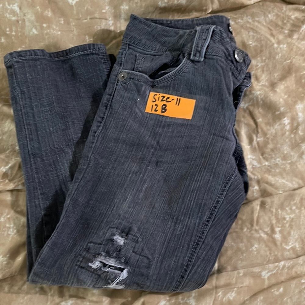 Black faded jeans size 11. Rewind brand